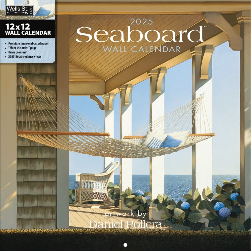 Seaboard by Daniel Pollera 2025 Wall Calendar_Main Image