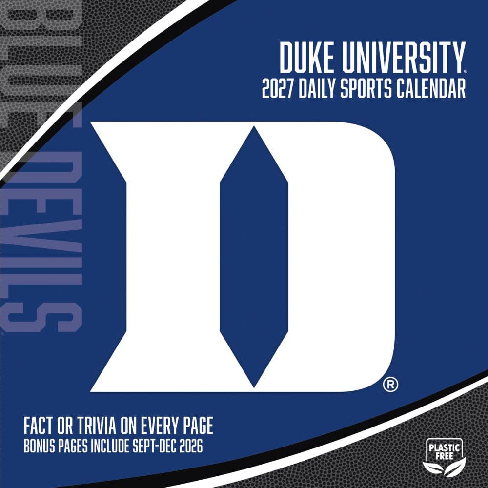 Duke Blue Devils 2027 Desk Calendar First Alternate Image