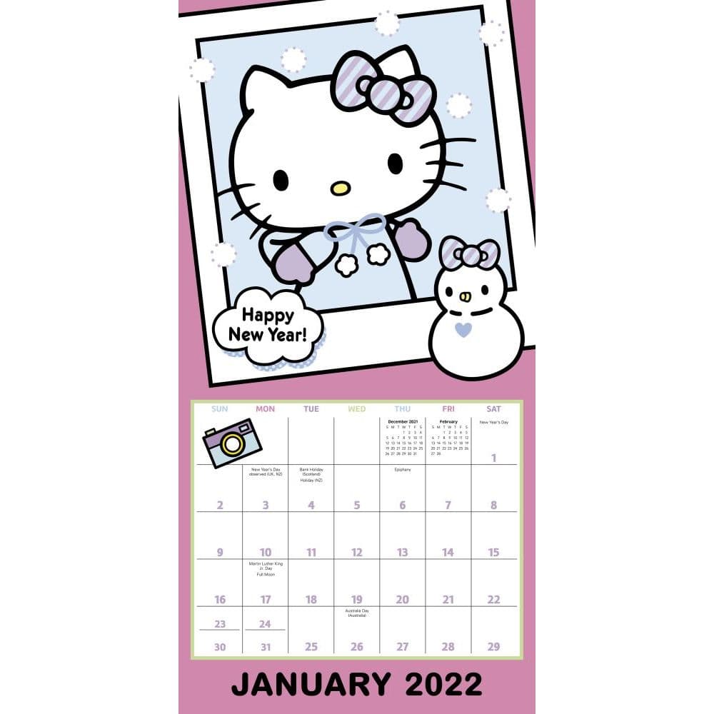 Sanrio Calendar 2023 Hello Kitty 2022 Mini Wall Calendar - Calendars.com