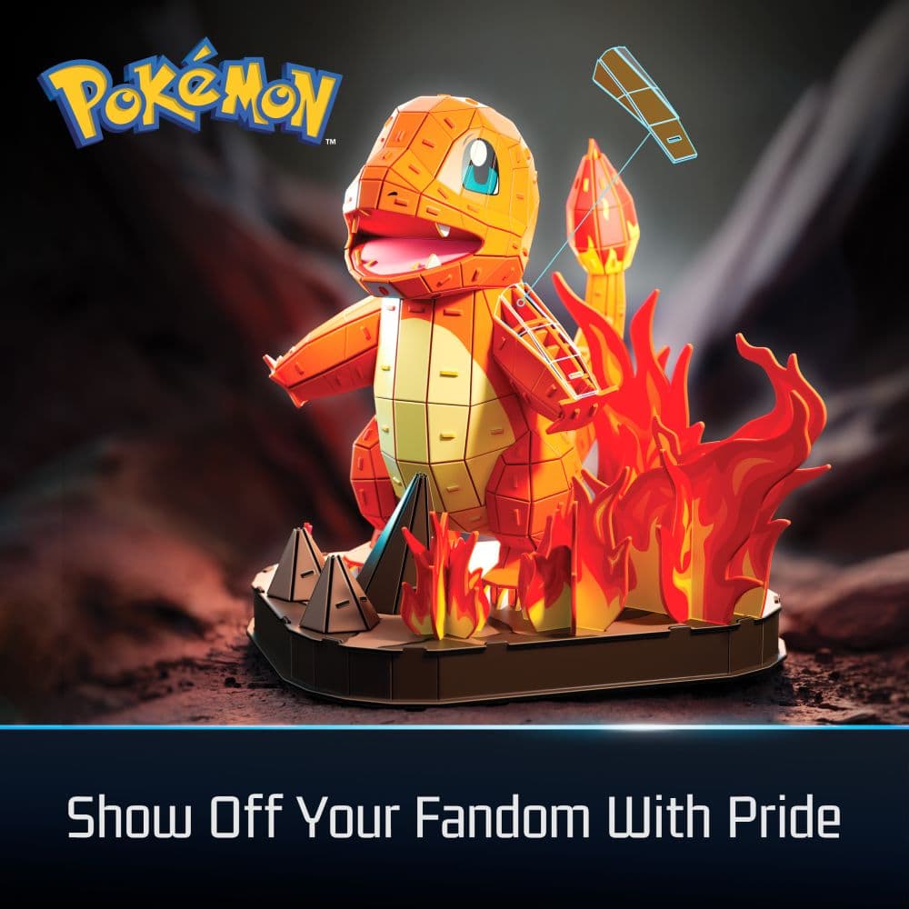4D Pokemon Charmander 3D Puzzle Fifth Alternate Image