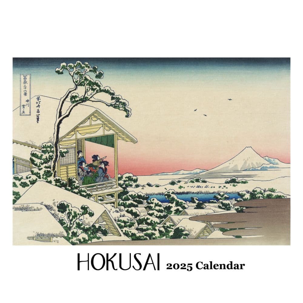 Hokusai Square 2025 Wall Calendar Main Image