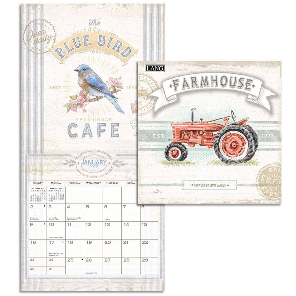 Farmhouse 2022 Mini Wall Calendar