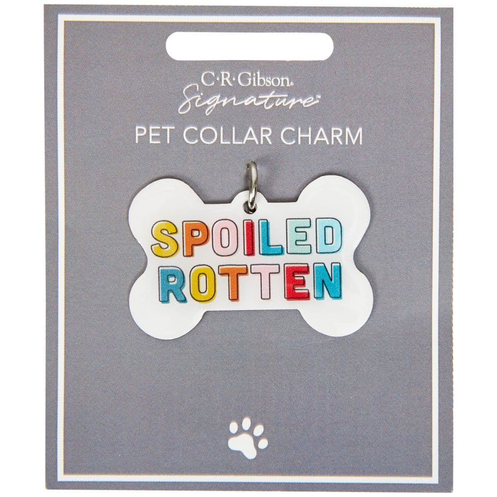 Spoiled Rotten Dog Collar Charm Alternate Image 2