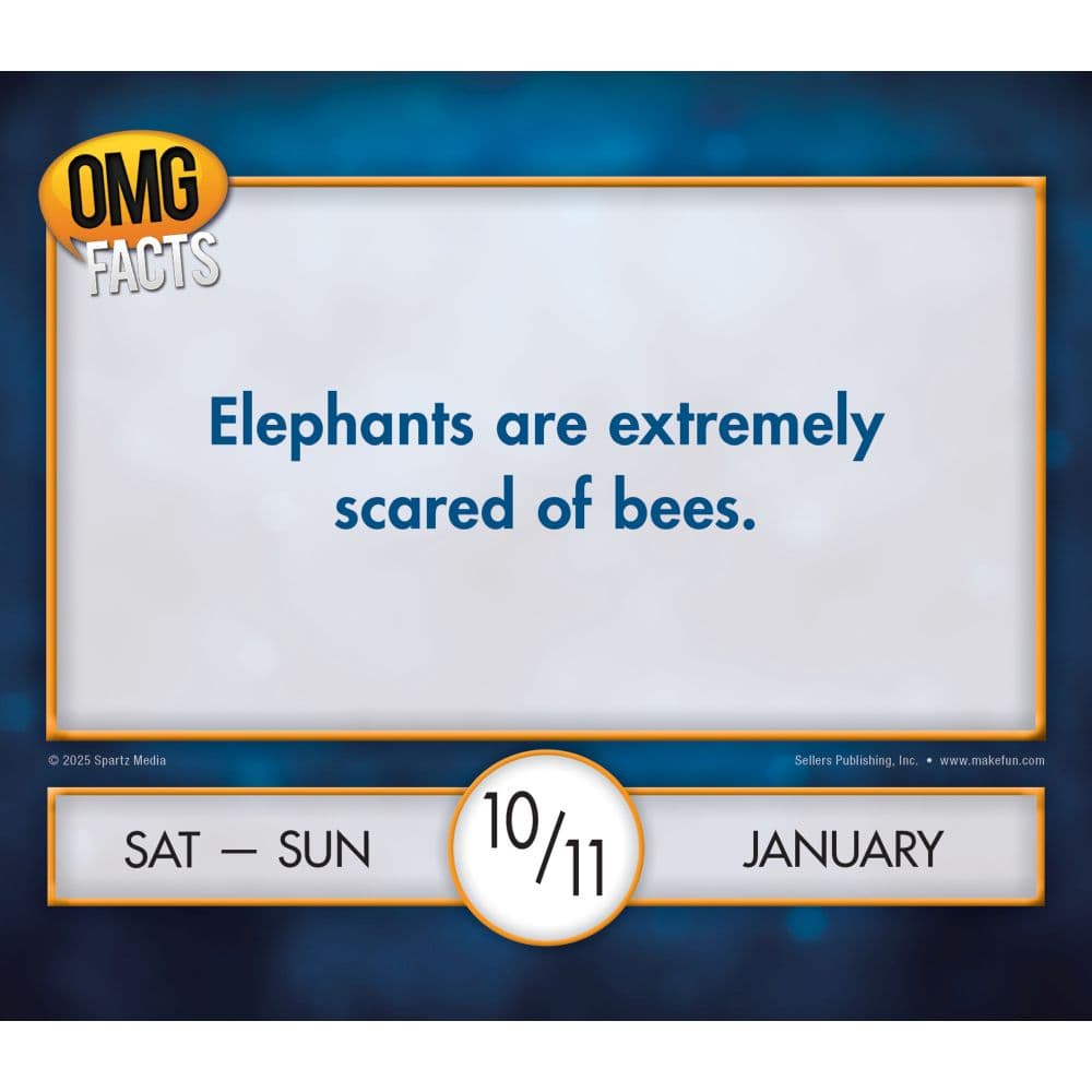 OMG Facts 2026 Desk Calendar Third Alternate Image