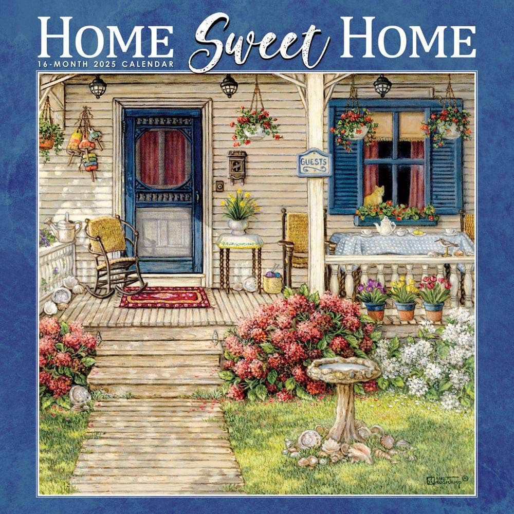 image Home Sweet Home by Janet Kruskamp 2025 Wall Calendar Main Image