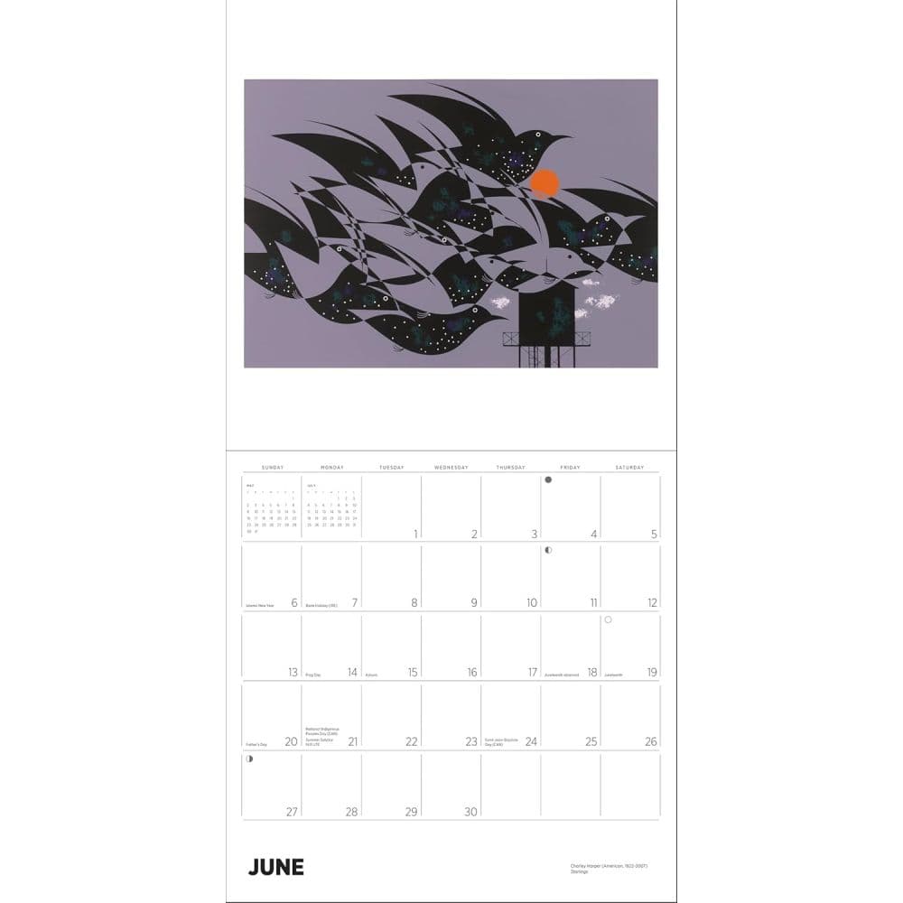 Charley Harper 2027 Wall Calendar Fourth Alternate Image