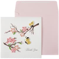 image Cherry Blossom Quilling Thank You Card Main Product Image width="1000" height="1000"