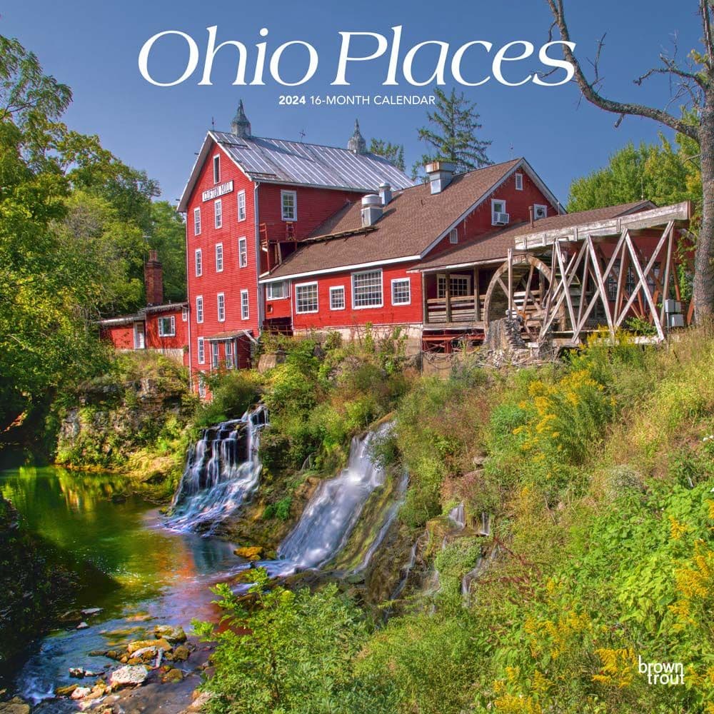 Ohio Places 2024 Wall Calendar Main Product Image width=&quot;1000&quot; height=&quot;1000&quot;
