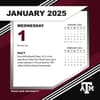 image Texas A and M Aggies 2025 Desk Calendar Alt2