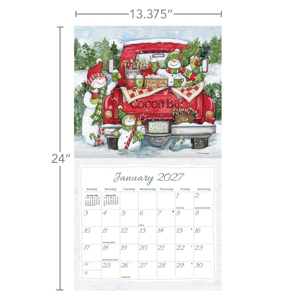 Truckin Along Special Edition 2027 Wall Calendar Fifth Alternate Image