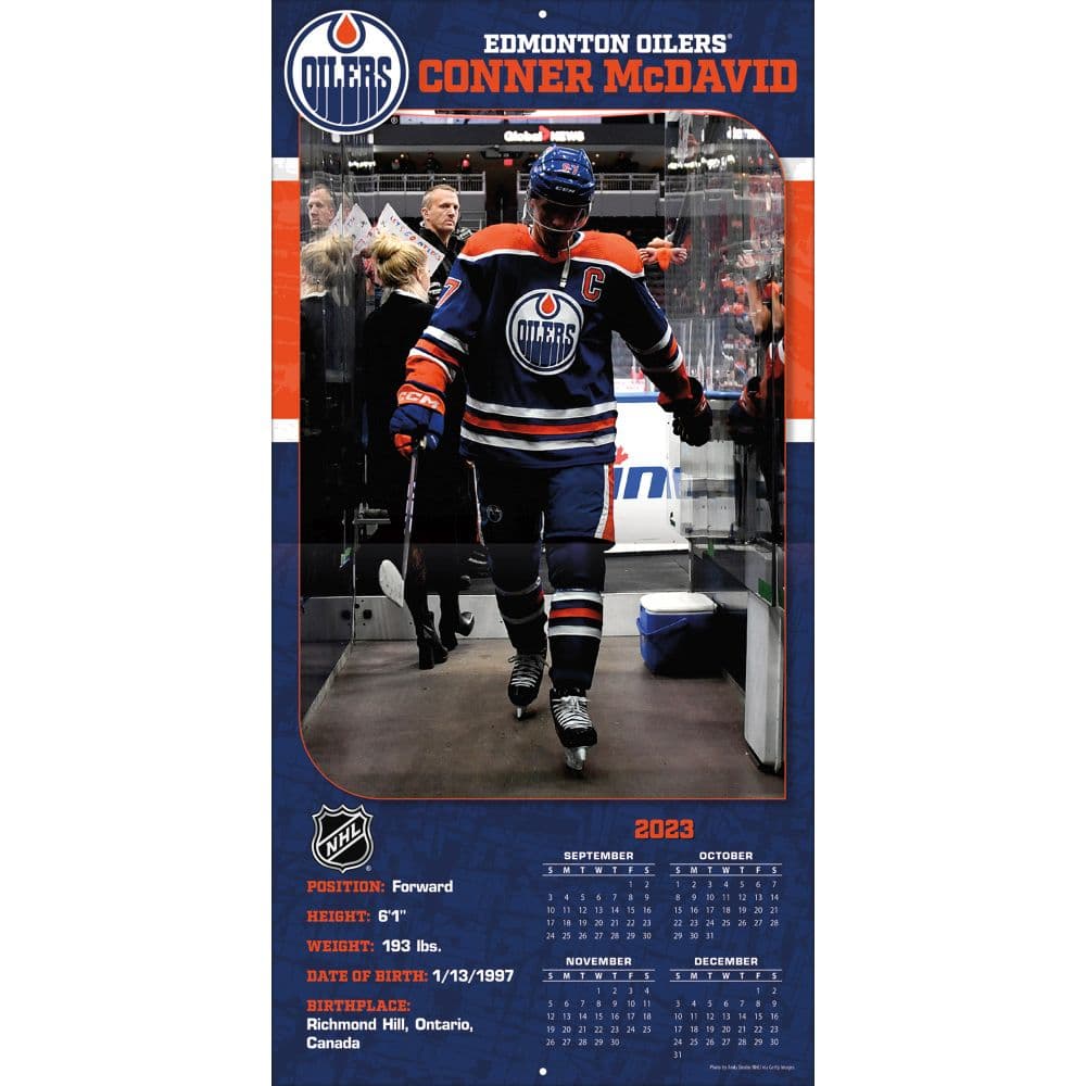 NHL Connor McDavid 2024 Wall Calendar Third Alternate Image width=&quot;1000&quot; height=&quot;1000&quot;