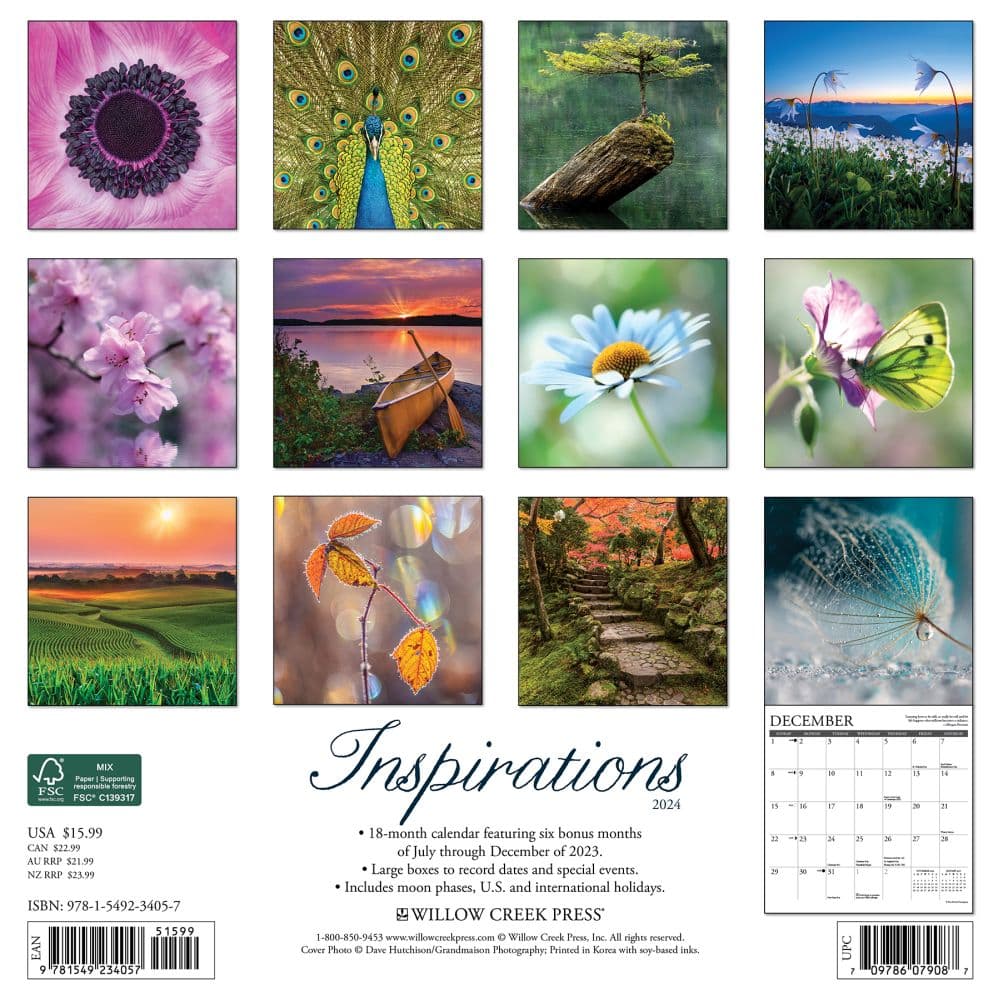 Inspirations 2024 Wall Calendar