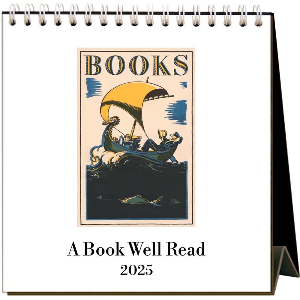 Book Well Read 2025 Easel Desk Calendar Main Image