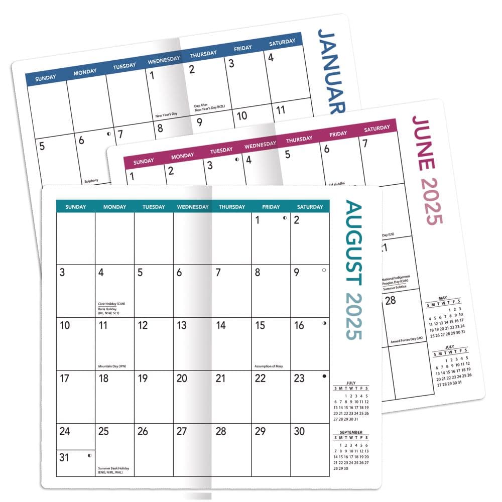 Lightouses 2 Year 2025 Pocket Planner Third Alternate Image width=&quot;1000&quot; height=&quot;1000&quot;