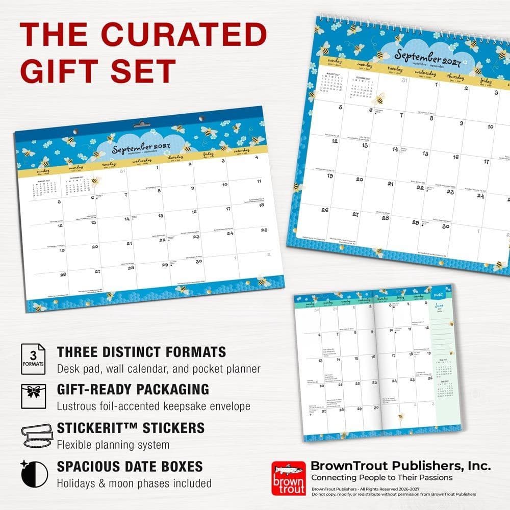 Busy Bees 2027 Calendar Gift Collection Fifth Alternate Image