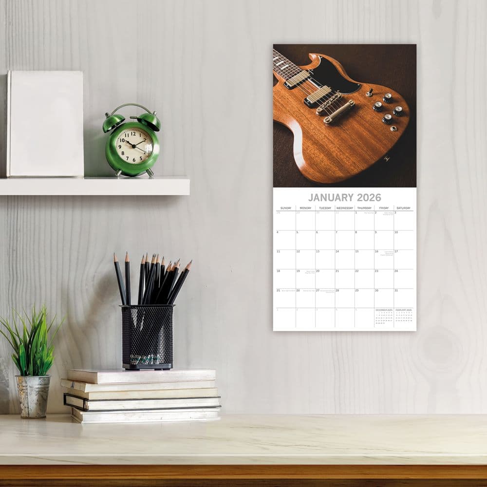 Iconic Guitars 2026 Wall Calendar Second Alternate Image