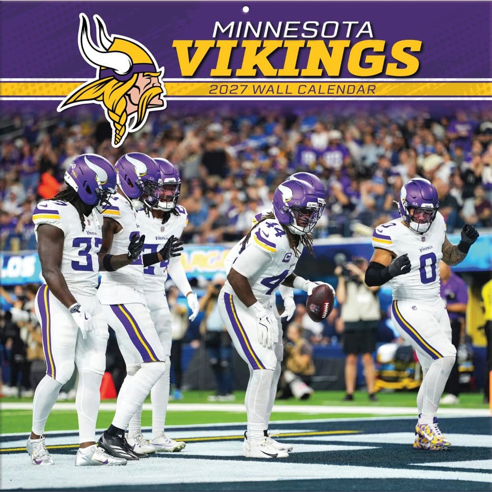 NFL Minnesota Vikings 2027 Wall Calendar Main Product Image