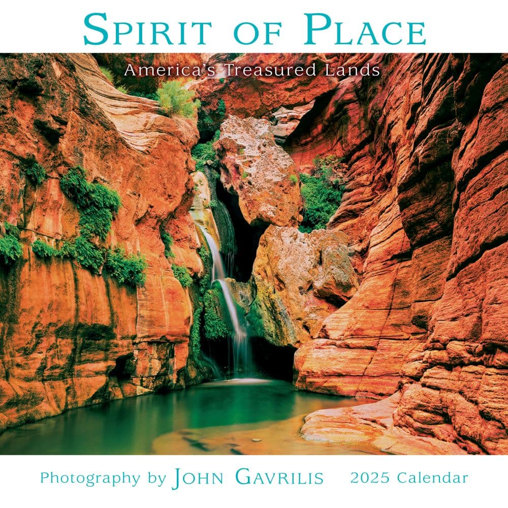 Spirit of Place 2025 Mini Wall Calendar by John Gavrilis Main Product Image width=&quot;1000&quot; height=&quot;1000&quot;