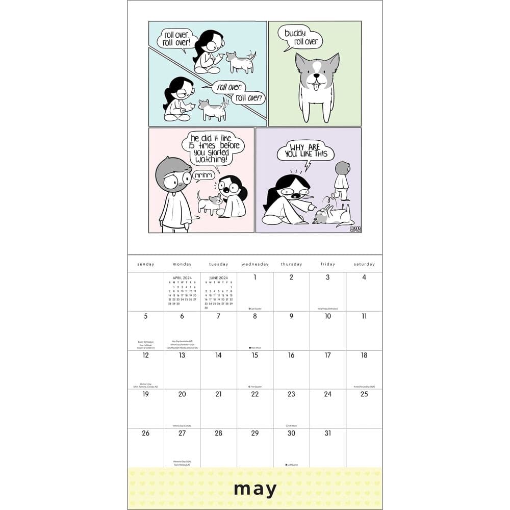 Catana Comics Little Moments 2024 Wall Calendar