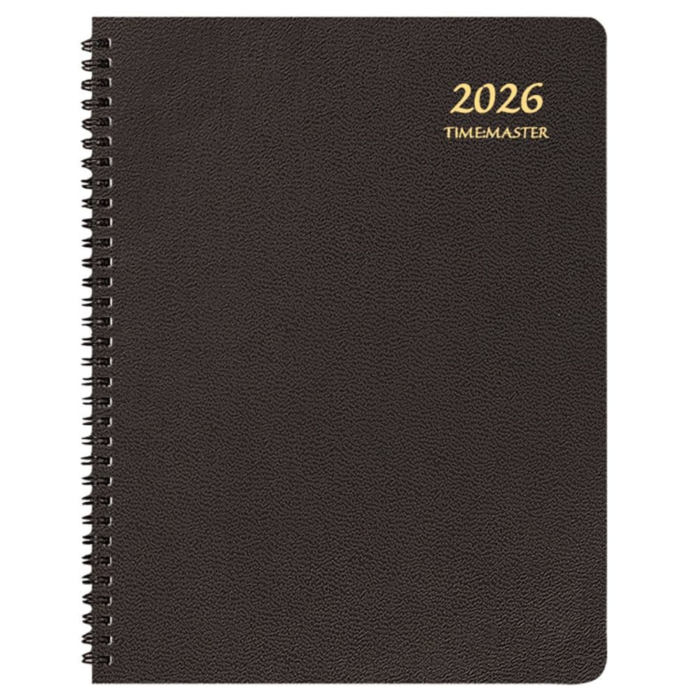 Black TimeMaster Large 2026 Planner Main Product Image