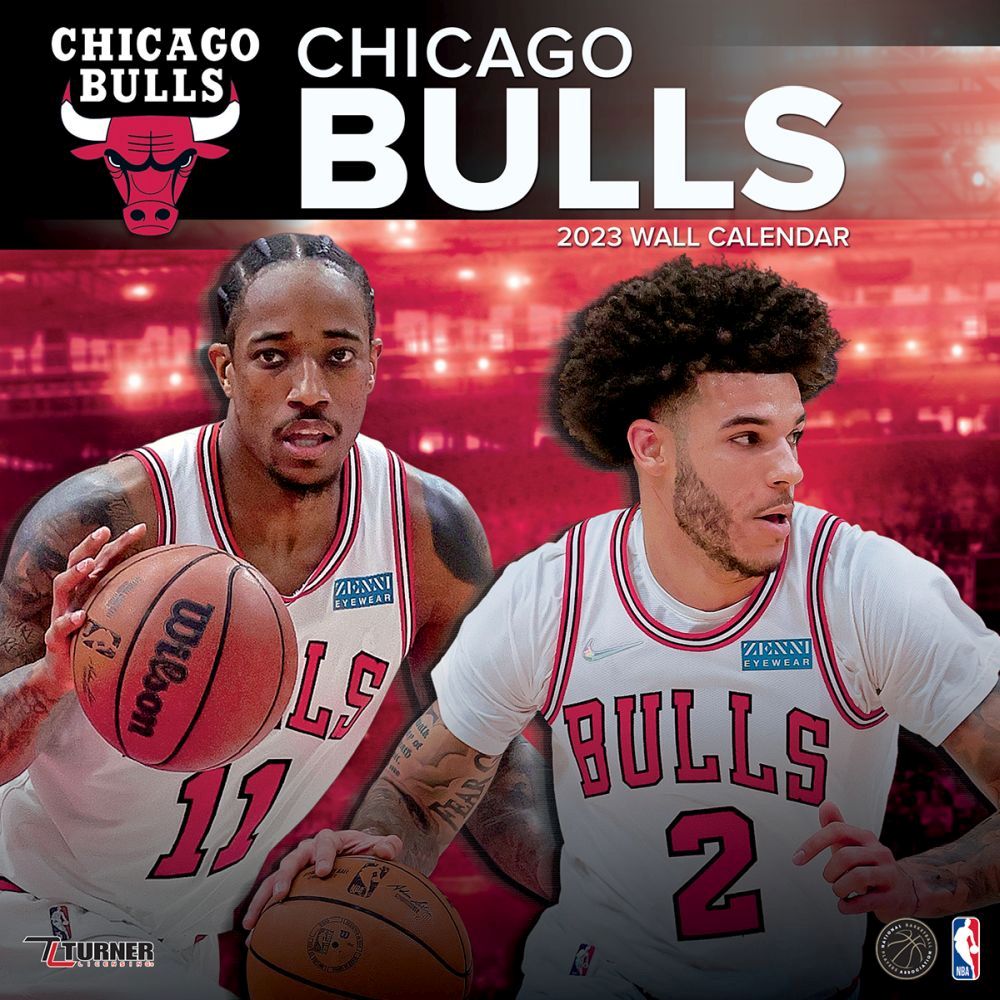 Chicago Bulls 2023 Wall Calendar