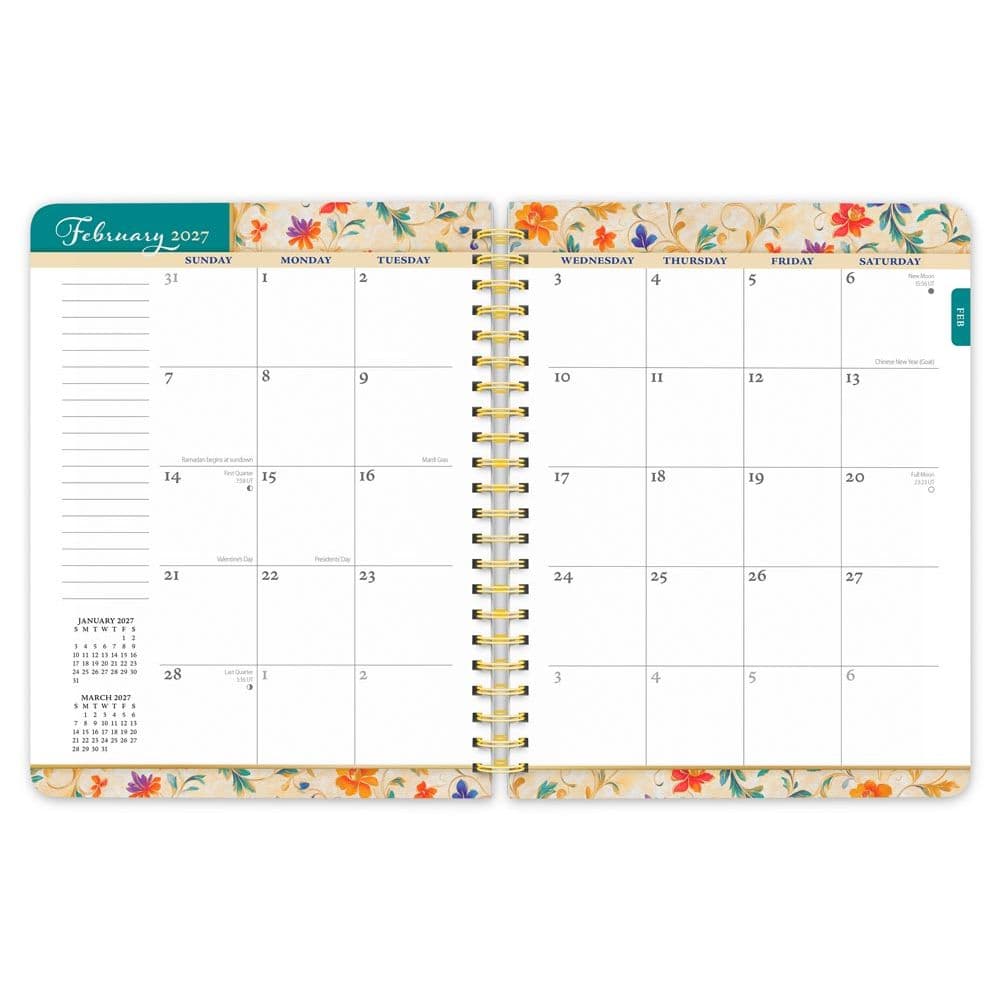 Tuscan Delight Foil 2027 Planner Third Alternate Image