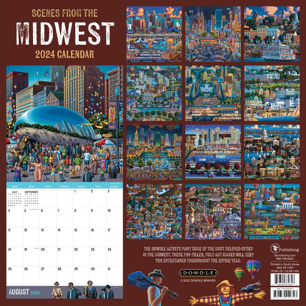 Midwest Scenes 2024 Wall Calendar First Alternate Image width=&quot;1000&quot; height=&quot;1000&quot;