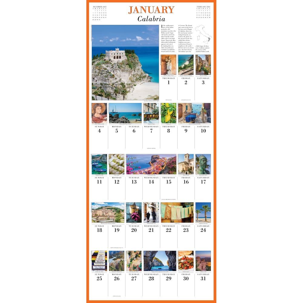 Italy 365 Days 2026 Wall Calendar Second Alternate Image