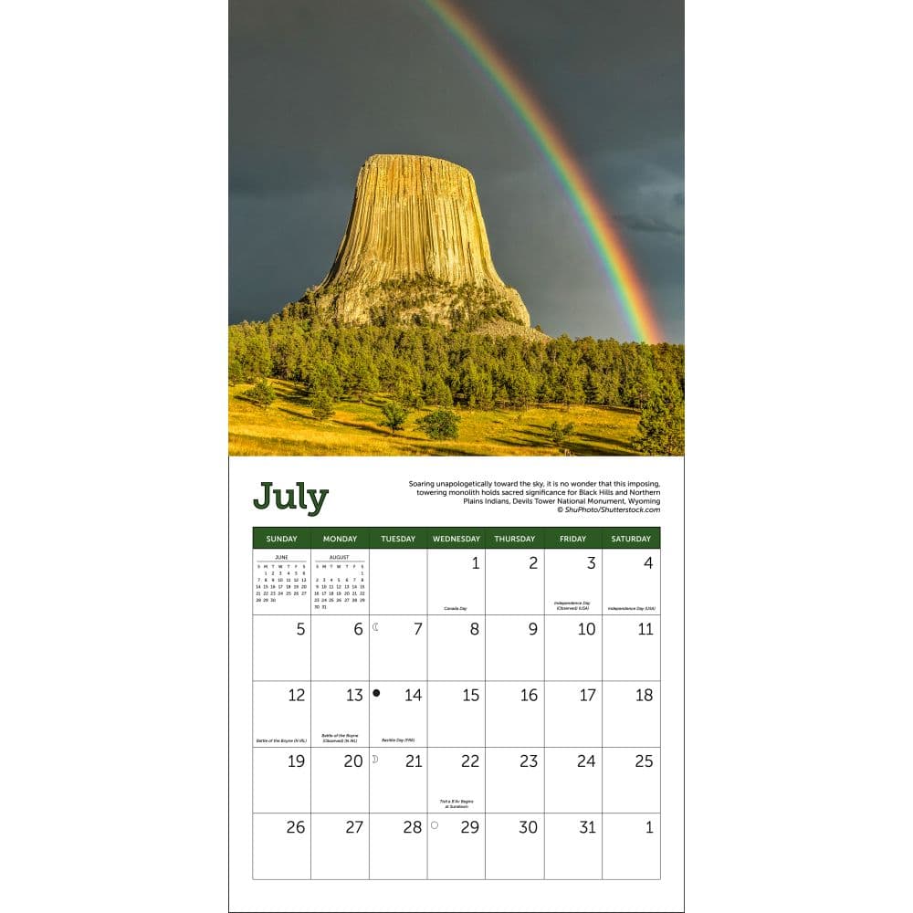 National Parks 2026 Mini Wall Calendar Third Alternate Image