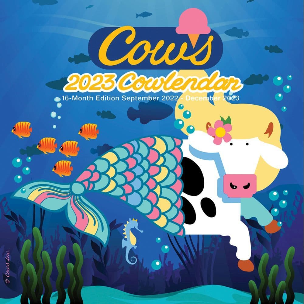 2023 Cow Calendar September Cows Art 2023 Wall Calendar - Calendars.com