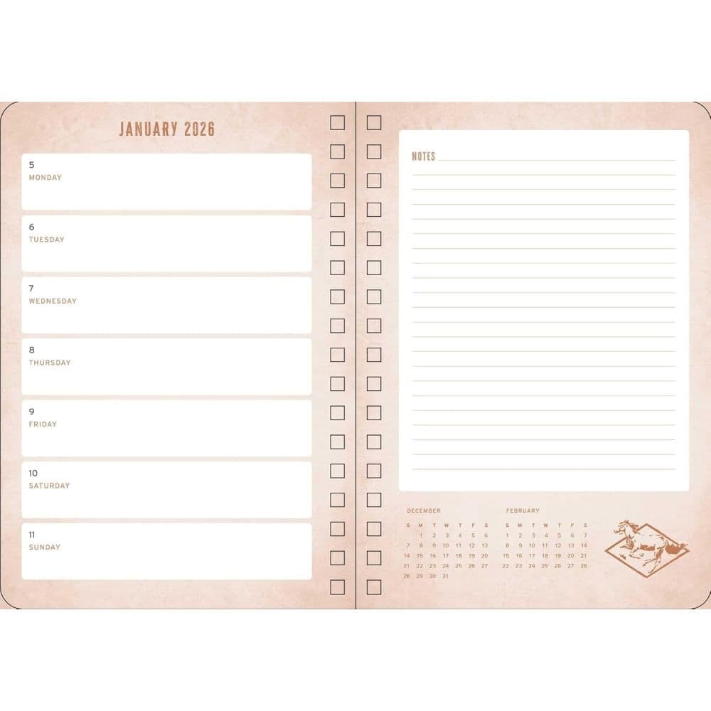 Yellowstone Dutton Ranch 2026 Planner Ninth Alternate Image