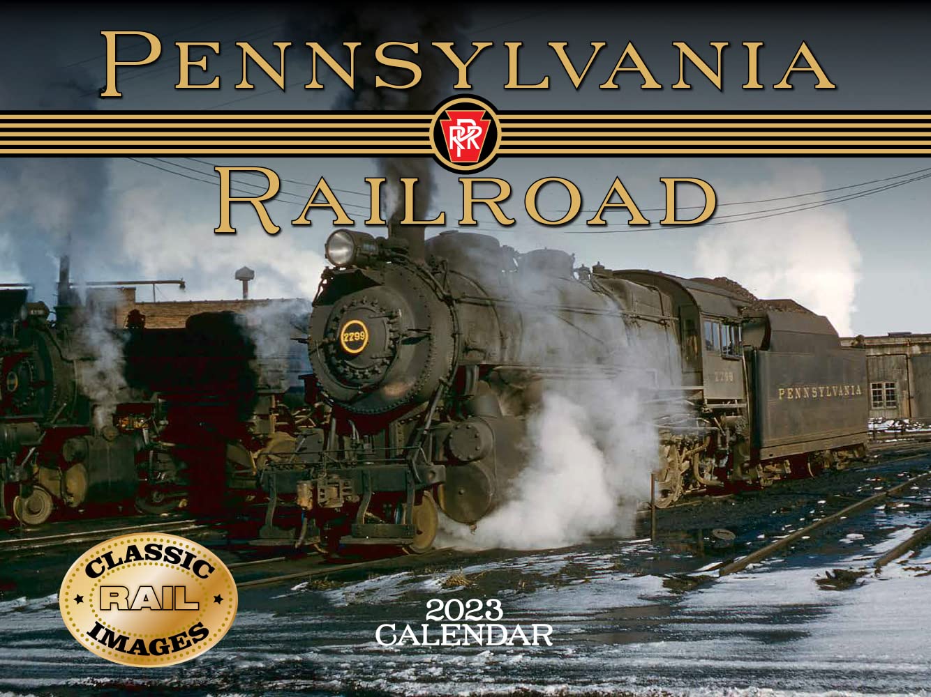 Tide-mark Trains Pennsylvania Railroad 2023 Wall Calendar