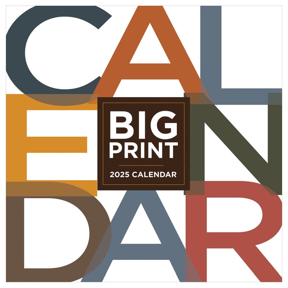 Big Print 2025 Wall Calendar