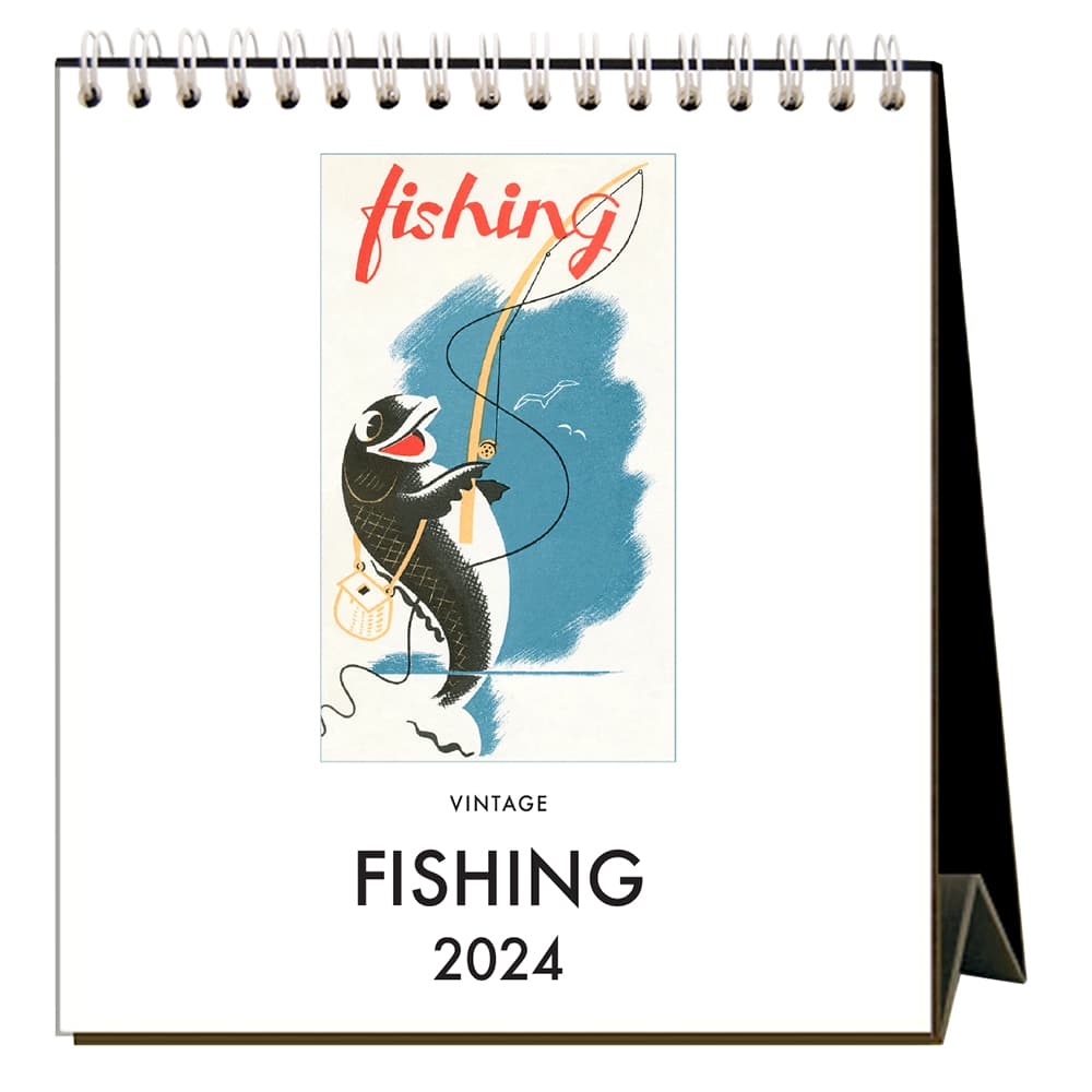 Fishing 2024 Easel Desk Calendar Main Product Image width=&quot;1000&quot; height=&quot;1000&quot;
