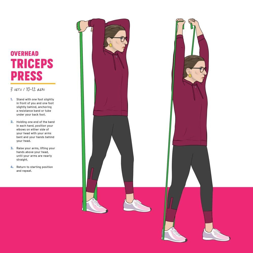RBG Workout Wall Calendar