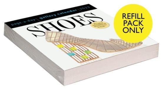 Shoes Desk Gallery Calendar Refill Calendars