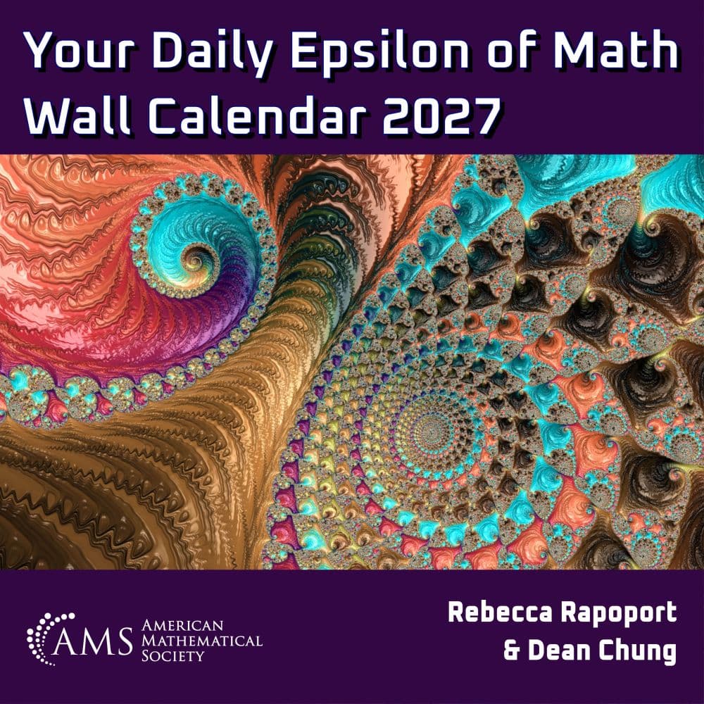 Your Daily Epsilon of Math 2027 Wall Calendar Main Product Image