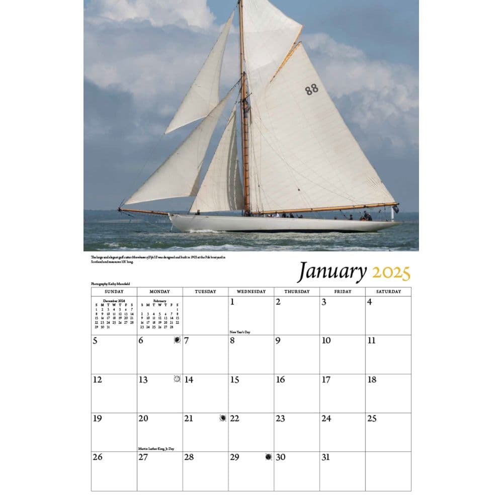 Classic Sail 2025 Wall Calendar Second Alternate Image width=&quot;1000&quot; height=&quot;1000&quot;