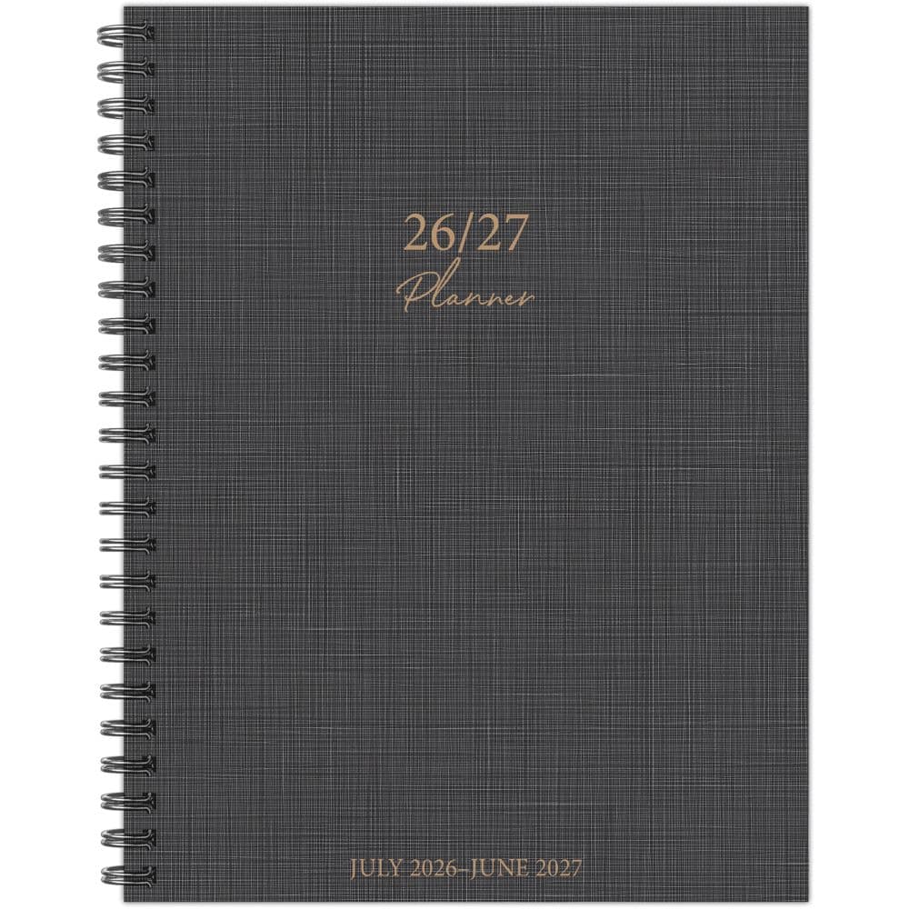 Graphite Grid Academic 2027 Weekly Planner Main Product  Image