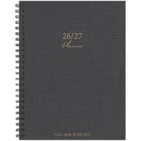 image Graphite Grid Academic 2027 Weekly Planner Main Product  Image