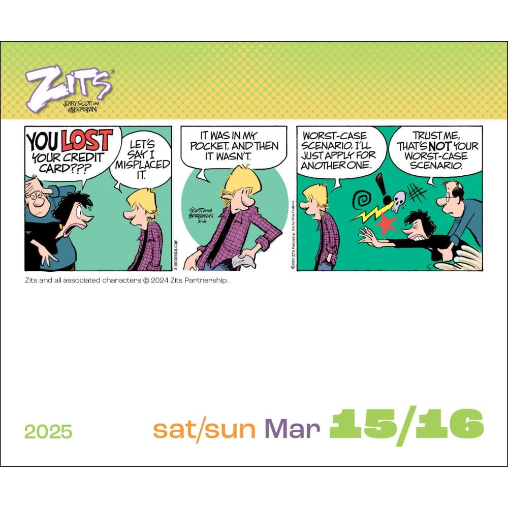 Zits 2025 Desk Calendar