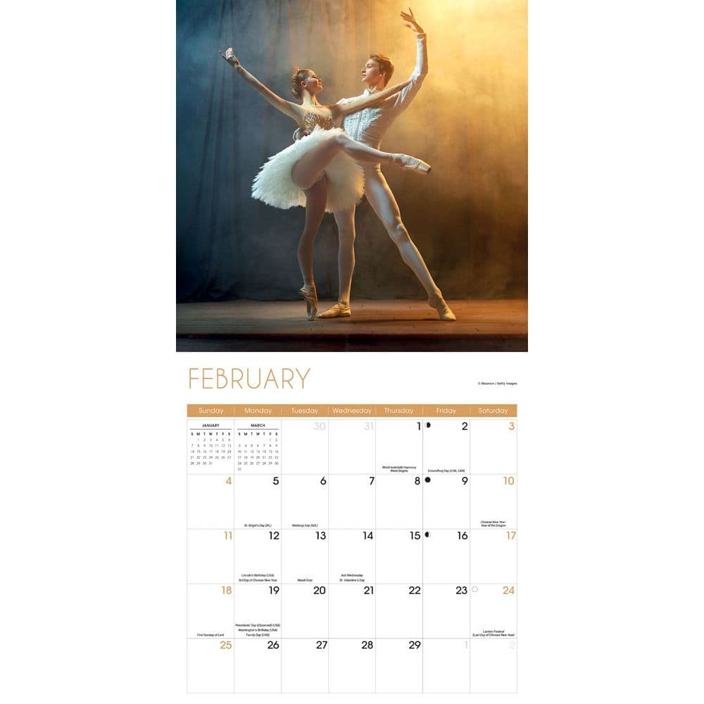 Ballet 2024 Wall Calendar Alternate Image 2