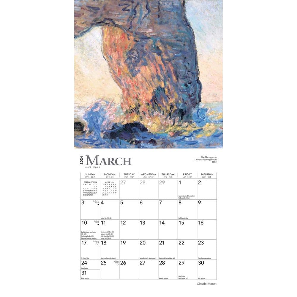 Monet 2024 Mini Wall Calendar Second Alternate Image width=&quot;1000&quot; height=&quot;1000&quot;