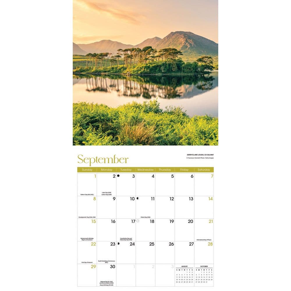 Ireland Tours 2025 Calendar