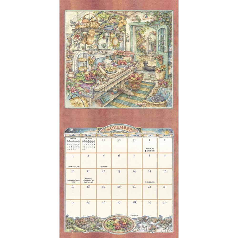 Cobblestone Way 2024 Wall Calendar