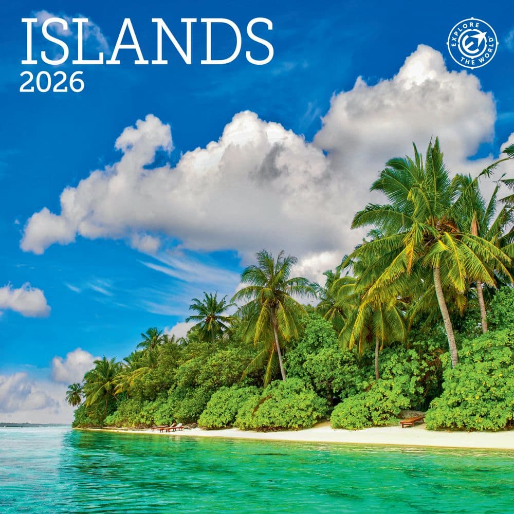 Islands 2026 Mini Wall Calendar  Main Image