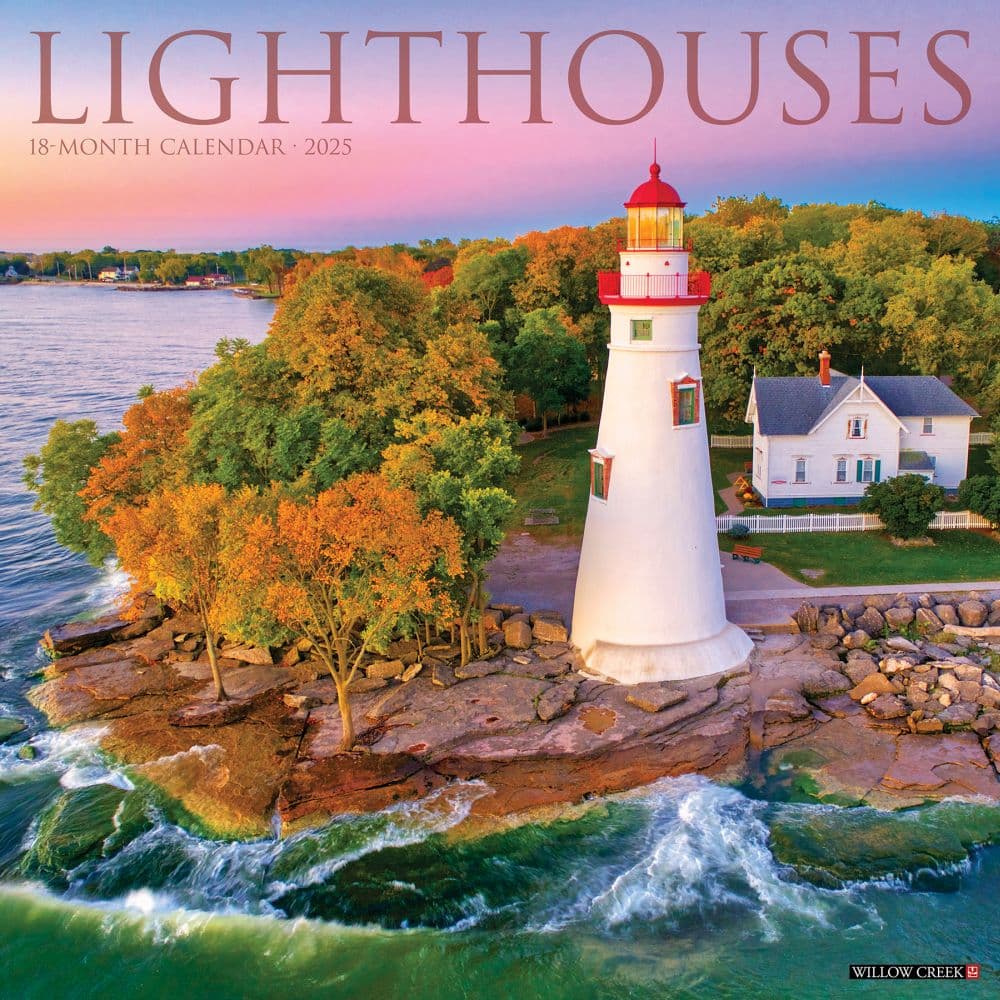 Lighthouses 2025 Wall Calendar  Main Image
