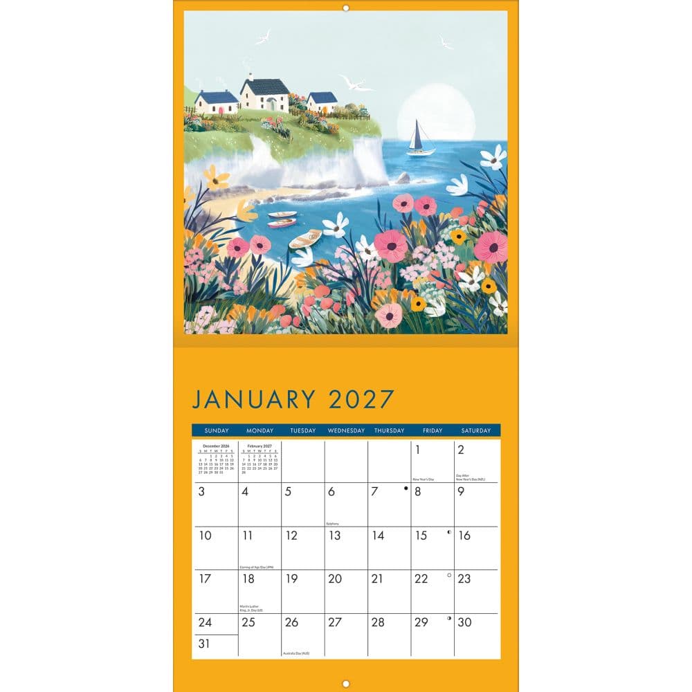 Beautiful Bright Places 2027 Wall Calendar Second Alternate Image
