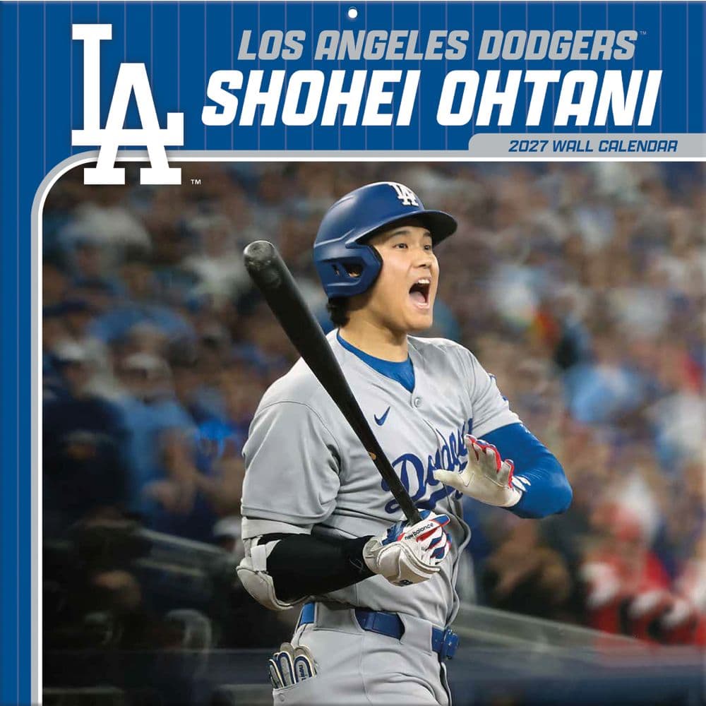 image MLB Los Angeles Dodgers Shohei Ohtani 2027 Wall Calendar Main Product Image