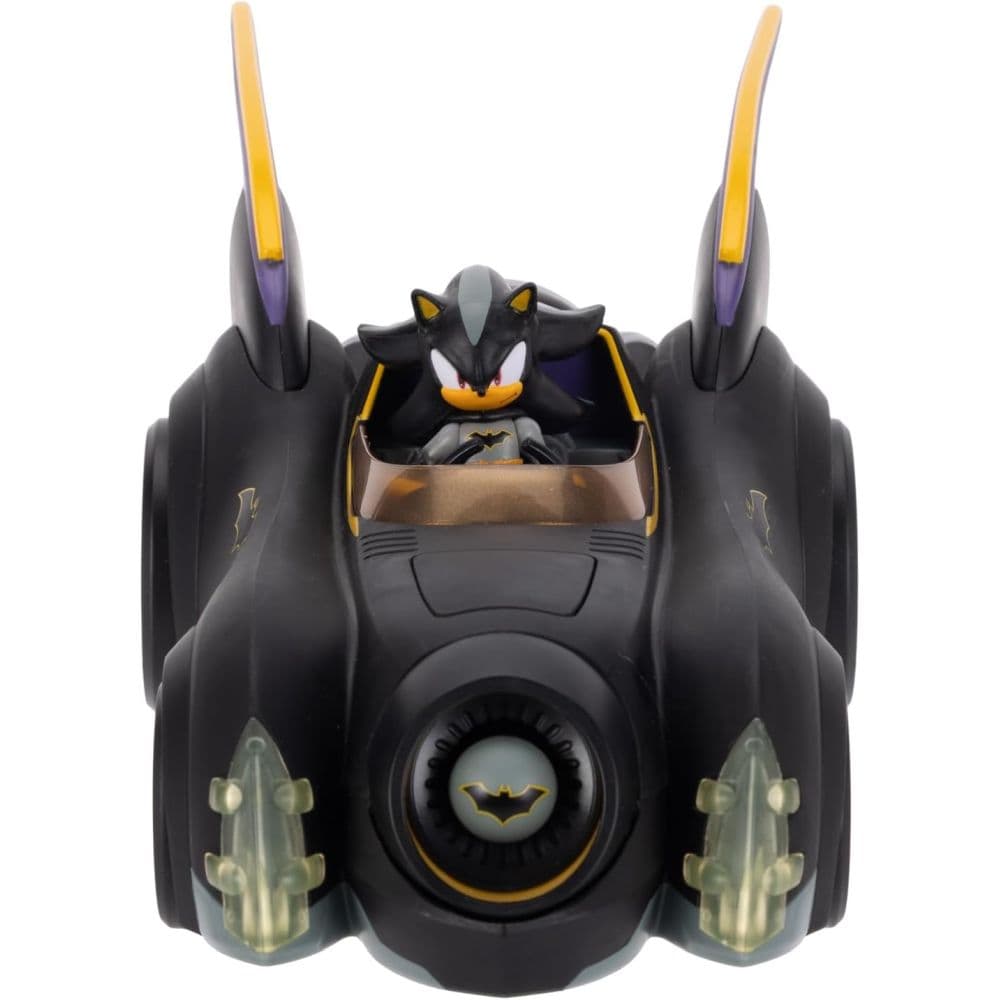 DC x Sonic the Hedgehog Shadow Batman with Batmobile First Alternate Image